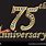 75th Anniversary Diamond Logo