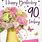 90th Birthday Cards Women