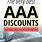 AAA Membership Discounts