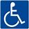 ADA Wheelchair Sign