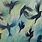 Abstract Acrylic Bird Paintings