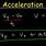 Acceleration Velocity Equation