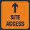 Access Road Sign