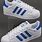 Adidas Blue White Shoes