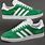 Adidas White and Green Sneakers