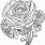 Advanced Floral Coloring Pages