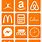 Aesthetic Orange App Icons