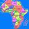 Africa Map Labels