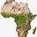 Africa Terrain Map