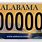 Alabama License Plate Designs