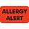 Allergy Warning Sign