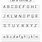 Alphabet Writing Template