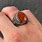 Amber Gemstone Ring