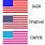 American Flag Colours