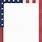 American Flag Page Border