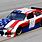 American Flag Race Car