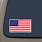 American Flag Window Sticker
