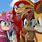 Amy Knuckles Tails Sonic by Sonicboomgirl23