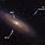 Andromeda Galaxy From Earth Telescope