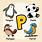 Animals with Letter P