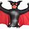 Animated Halloween Scary Bat