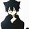 Anime Cat Boy with Black Hair