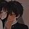 Anime Couple Black Hair