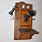 Antique Wood Wall Telephones
