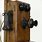 Antique Wooden Wall Telephone