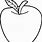 Apple Coloring Page Kids