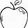 Apple Coloring Paper
