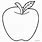 Apple Coloring Sheets for Kids