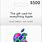 Apple Gift Card 500