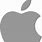 Apple Logo Grey PNG