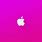 Apple Logo Pink Purple