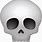 Apple Skull. Emoji Transparent