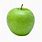 Apple with Green Background