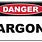 Argon Gas Sign