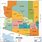 Arizona Map by County