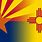 Arizona and New Mexico Flags