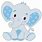 Baby Boy Elephant Cartoon