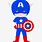 Baby Captain America ClipArt