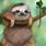 Baby Sloth Art