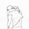 Back Hug Drawing