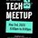 Banner of Tech Meet Up
