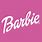 Barbie Logo White