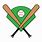 Baseball Bat Logo Clip Art
