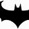 Batman Symbol Outline Drawing