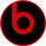 Beats by Dre Logo Black and Red