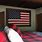 Bedroom with Texas Flag